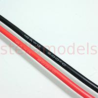 16AWG flexible silicone wire (Red & Black, 1m each)