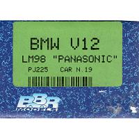 1/43 BMW V12 LM98 "Panasonic" Car N.19 (PJ225)