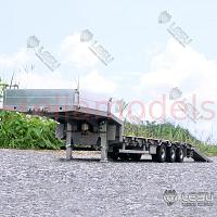 3 axle semi low loader with hydraulic ramps (LS-A0020) [LESU]