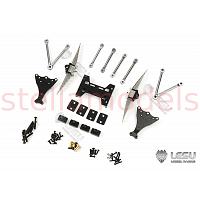 Leaf Spring Suspension for Rear Axles w/upgraded linkages (X-8002-A+) [LESU]
