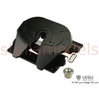 Fifth wheel coupler (2-axis) with semi-auto release handle (M-7702) [LESU]