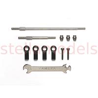 CC-02 Stainless steel adjustable tie-rod set [TAMIYA 54929]