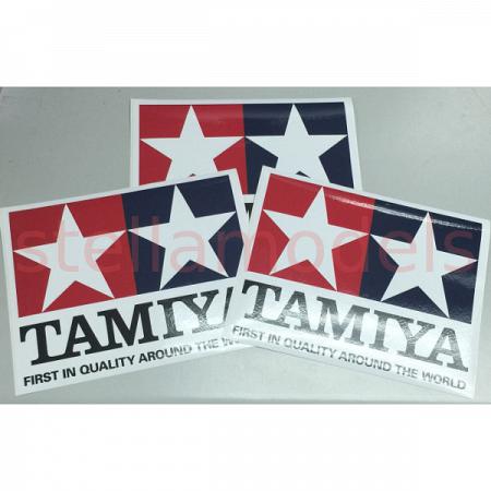 3Pcs 66747 Tamiya Logo Clear Coated Sticker (155x200mm) 2