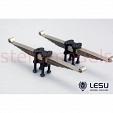 Leaf spring & mount set (1-Pair) for Tamiya 1/14 Tractor Trucks front non-driven axle (X-8012) [LESU] 2