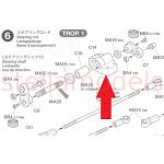 Steering shaft chassis mount [LESU Z-1101] 4