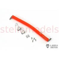 Coiled Air Hose (Red) for 1/14 R/C Tractor Trucks [LESU]