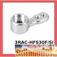 3RAC-HFS30F/SI 3.0mm Alum Single Servo Arm For Futaba - Silver