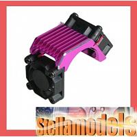 3RAC-MHS010/PK Alu Brushless 540 Motor Heatsink w/Twin Fan - Pink
