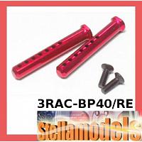 3RAC-BP40/RE Aluminum Body Post 40mm (Red)