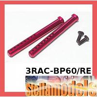 3RAC-BP60/RE Aluminum Body Post 60mm (Red)