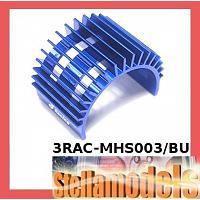 3RAC-MHS003/BU Aluminum Motor Heatsink For-540 Motor (Fan-Shaped) - Blue