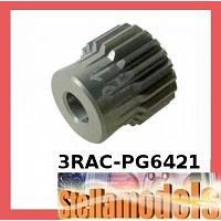 3RAC-PG6421 64 Pitch Pinion Gear 21T (7075 w/ Hard Coating)
