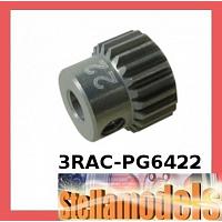 3RAC-PG6422 64 Pitch Pinion Gear 22T (7075 w/ Hard Coating)