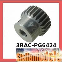 3RAC-PG6424 64 Pitch Pinion Gear 24T (7075 w/ Hard Coating)