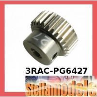 3RAC-PG6427 64 Pitch Pinion Gear 27T (7075 w/ Hard Coating)