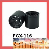 FGX-116 Front Wheel Set For Foam For 3racing Sakura FGX