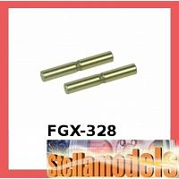 3RACING FGX-326 Titanium Coated Rear Suspension Pin For 3racing Sakura FGX 