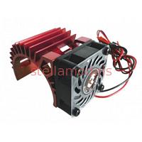 3RAC-MHS5/RE/V3 Motor Heat Sink W/High Speed For 540 Motor (Fan-Shaped) - Red