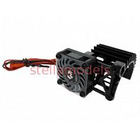 3RAC-MHS8/BL/V3 Extended Motor Heat Sink W/High Speed For 540 Motor (Fan-Shaped) - Black