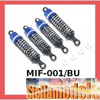 MIF-001/BU Aluminum Oil Damper Set for Mini Inferno (Blue)