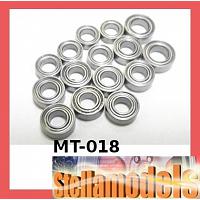 MT-018 Full Set Bearing / 15 Pcs For Losi Mini-T