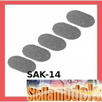 SAK-14 Chassis Downstops Protection Plate for Sakura Zero