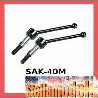 SAK-40M Universal Shaft 42mm (Steel) (2) For 3racing Sakura Zero