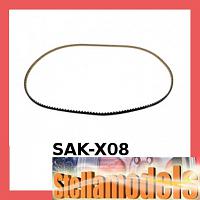 SAK-X08 Low Friction Front Belt 516 ( Bando) for 3racing Sakura XI
