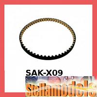 SAK-X09 Low Friction Rear Belt 177 (Bando) for 3racing Sakura XI