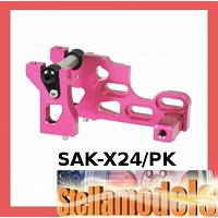 SAK-X24/PK Aluminum Motor Mount - (Ver. 2) for 3racing Sakura XI
