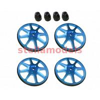 ST-001/V2/LB Setup Wheels (4 Pcs) - Ver. 2 - Light Blue