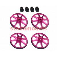 ST-001/V2/PK Setup Wheels (4 Pcs) - Ver. 2 - Pink