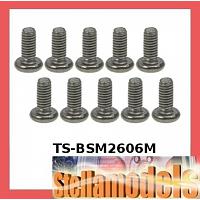 TS-BSM2606M M2.6 x 6 Titanium Button Head Hex Socket - Machine (10 Pcs)