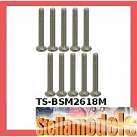 TS-BSM2618M M2.6 X 18 Titanium Button Head Hex Socket - Machine ( 10 Pcs )