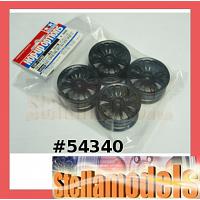 54340 Black 18-Spoke Wheel (26mm/Off+2)*4