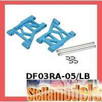 DF03RA-05/LB Rear Aluminum Suspension Arms For DF-03RA Chassis