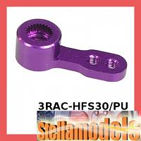 3RAC-HFS30/PU 3.0mm Alum Single Servo Arm For Futaba - Purple