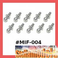 MIF-004 64 Titanium Ball Stud 4.8 mm 10 pcs For MINI INFERNO