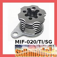 MIF-020/TI/SG Alum ESC Engine Heatsink For MINI INFERNO Titanium Color /SSG