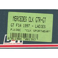 1/43 Mercedes CLK GTR-GT GT FIA 1997 - Ladies "CLK Sportwear" (PJ138C)