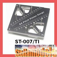ST-007/TI Pinion & Camber Gauge - Titanium Color