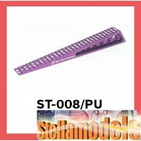 ST-008/PU Chassis Ride Height Gauge 0.5 - 15 (Step) - Purple