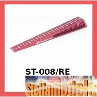 ST-008/RE Chassis Ride Height Gauge 0.5 - 15 (Step) - Red