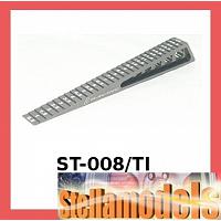 ST-008/TI Chassis Ride Height Gauge 0.5 - 15 (Step) - Titanium Colour