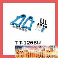 TT-126BU Aluminum Front Lower Arm Set for TT-01, TT-01 Type E