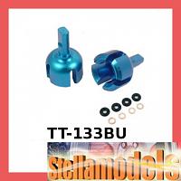 #TT-133BU Aluminum Front/Rear Gear Box Joint for TT-01, TT-01 Type-E (2pcs.)