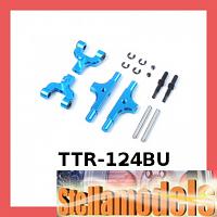 TTR-124BU Aluminum Adjustable Rear Upper Arm Set for TT-01, TT-01 Type-E