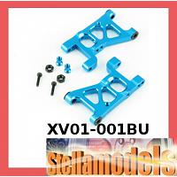 XV01-001BU Aluminum Front Arm Set (Blue) for XV-01