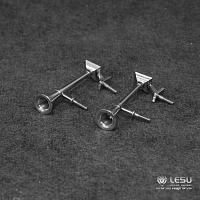 Stainless steel roof mount horns for 1/14 Volvo FH16 Tractor Trucks (G-6240-A) [LESU]