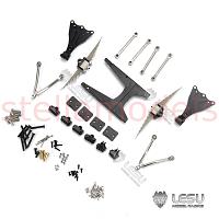 Raised 9mm rear leaf spring suspension for 1/14 R/C Tractor Trucks (X-8017-B) [LESU]